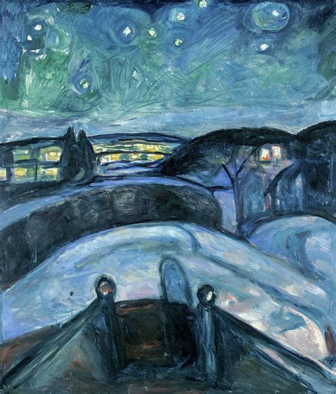 Edvard Munch Starry Night