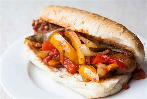 Sausage and Peppers with Onions {Best Hoagie}