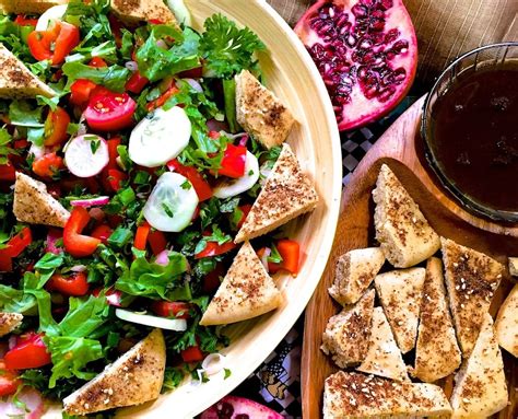 √ Fattoush Dressing With Pomegranate Molasses - Tia Reed