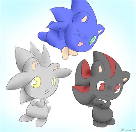 Sonic Shadow Silver - Chibi Party by xShadilverx on DeviantArt