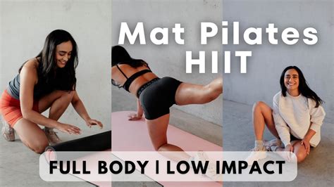 Mat Pilates HIIT Workout | Low Impact, No Jumping, All Levels of ...