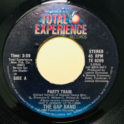 Gap Band – Party Train (The Special Party Train Dance Mix) (1983, 19, Vinyl) - Discogs