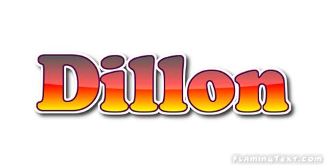 Dillon Logo | Free Name Design Tool from Flaming Text