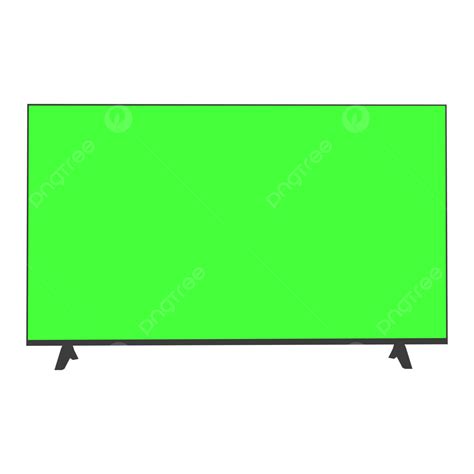 Smart Led Tv Mockup With Green Screen, Led Tv, Smart Led Tv, Tv PNG and Vector with Transparent ...