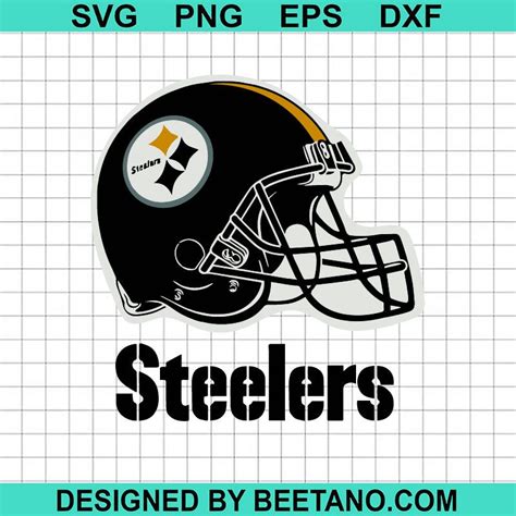 Steelers Helmet Football SVG, Pittsburgh Steelers Helmet SVG, Football ...