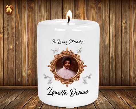 Personalized in Loving Memory Candle Custom Memorial Candle - Etsy Canada