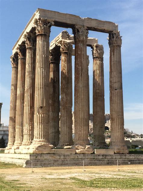 Temple of Zeus, Athens, Greece. | Ancient ruins, Greek temple, Greece