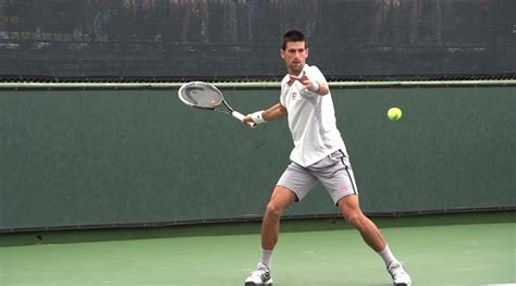 Novak Djokovic Forehand in Super Slow Motion - BNP Paribas Open 2013