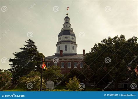 Maryland State House State Capitol Building in Annapolis. Stock Image - Image of state ...