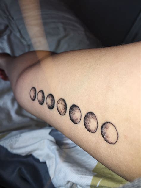 Phases of the moon | Tattoos, Infinity tattoo, Moon phases