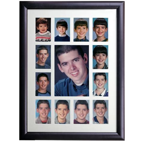 Collage Picture Frame - School Years Frame 13 Openings 12"x16" Inches (Black) - EGP-HD-0104 ...