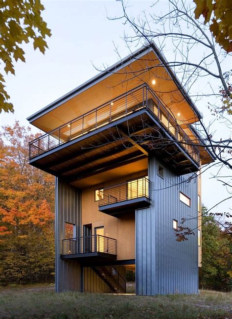 Tower House: Sustainable Retreat By Prentiss Balance Wickline Architects