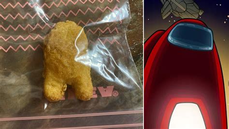 "Among Us" Shaped Chicken Nugget Sells for $99k