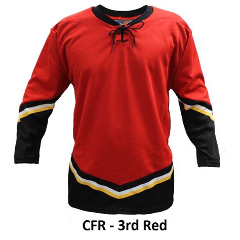 Calgary Flames Old League Hockey Jerseys - SP Hockey 3rd CFR Red ...