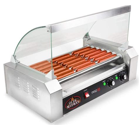 Commercial 9 Rollers Hot Dog Grill Cooker tillescenter Commercial Rotisseries Food Service ...