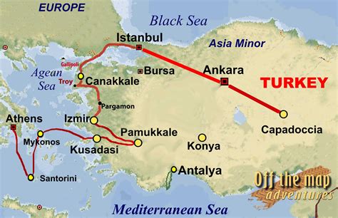 map of greece and turkey - Map Pictures