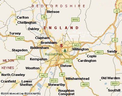 Bedford Map