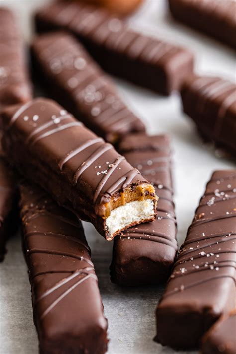 Healthy Homemade Twix Bars - Delight Fuel