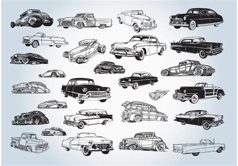 Vintage Cars Vectors - Download Free Vector Art, Stock Graphics & Images