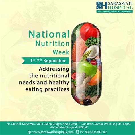 National Nutrition Week Addressing the nutritional needs and healthy ...