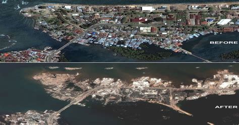 An inhabited island before and after the 2004 Indian Ocean Tsunami : pics