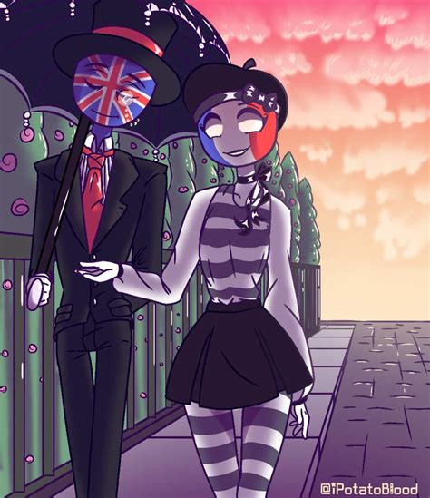 Great Britain x France fanart uwu | •Countryhumans Amino• [ENG] Amino