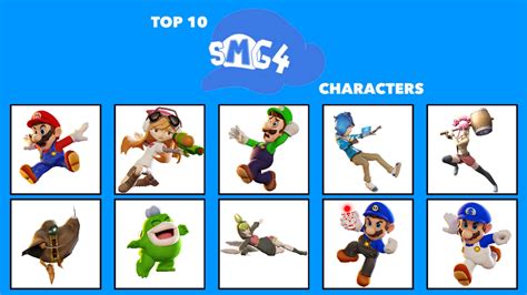 my top 10 favorite smg4 characters by RohanGames on DeviantArt