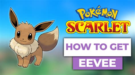 How To Get Eevee In Pokemon Scarlet & Violet (The Easy Way)