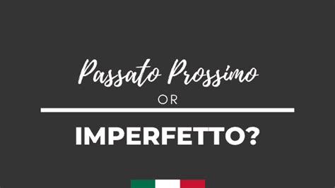 The difference between IMPERFETTO & PASSATO PROSSIMO - Italy Made Easy