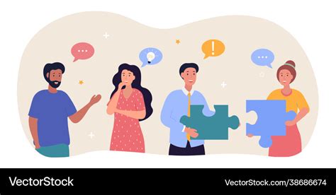 Employee engagement concept Royalty Free Vector Image