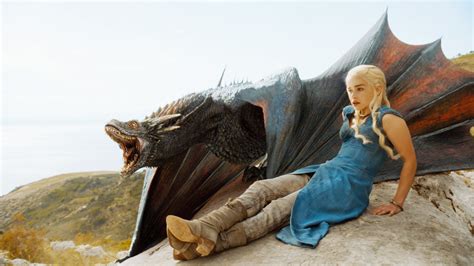 Daenerys Targaryen, Emilia Clarke, Game Of Thrones, Dragon Wallpapers ...