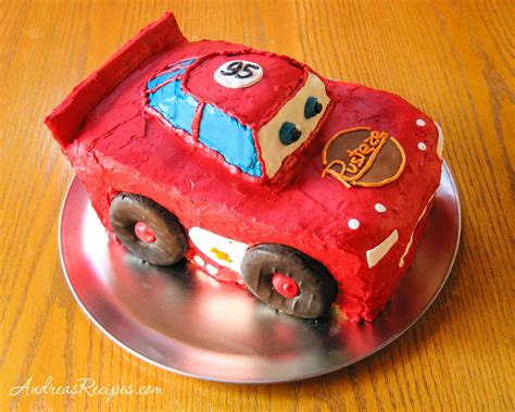 Lightning Mcqueen Buttercream Cake