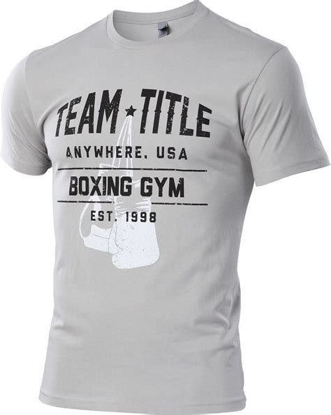 Title Boxing Gym T-shirt | Boxing shirts, Boxing clothes, Title boxing