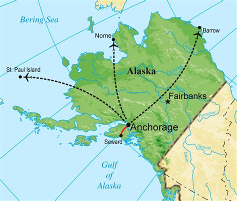 Nome Alaska Mapa