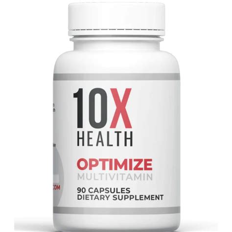 10x Health Optimize Multivitamin: The Ultimate Supplement Protocol for ...