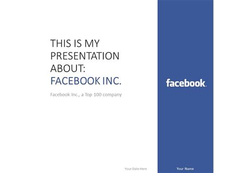 Facebook PowerPoint Template - PresentationGo.com