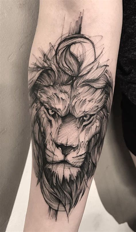 super creative lion tattoo © tattoo artist Bk_tattooer | Lion tattoo ...