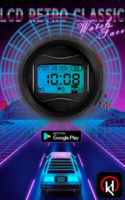 LCD Retro Classic Watch Face : r/androidwatchfaces