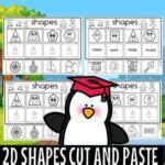 Preschool Shapes Cut and Paste - Made By Teachers