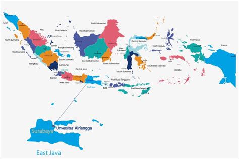 Indonesia Provinces Map