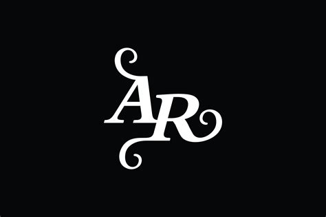 Monogram AR Logo Graphic by Greenlines Studios · Creative Fabrica