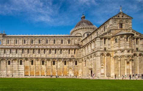 Wallpaper the building, Italy, Cathedral, Pisa, architecture, Italy, Pisa, Pisa Cathedral, The ...