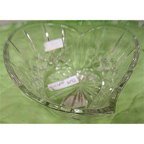 Waterford crystal heart shaped candy dish