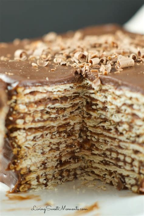 Icebox Matzo Cake Recipe - Living Sweet Moments