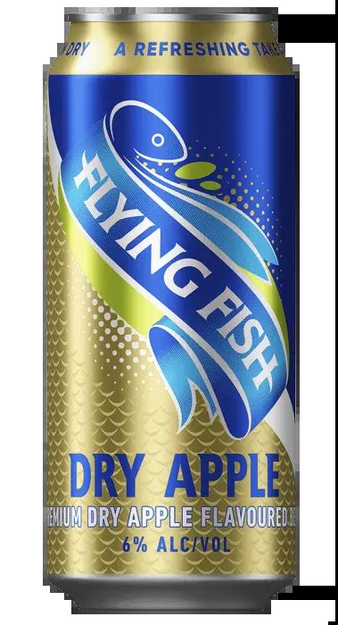 Ultra LiquorsFLYING FISH DRY APPLE CAN 500ML x 24