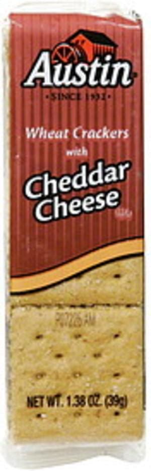 Austin With Cheddar Cheese Wheat Crackers - 1.38 oz, Nutrition Information | Innit