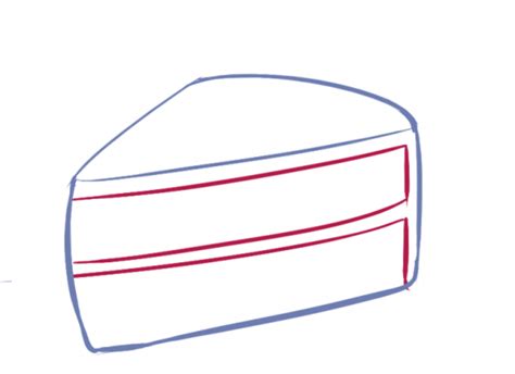 How to Draw a Slice of Cake (Kawaii Style) - FeltMagnet