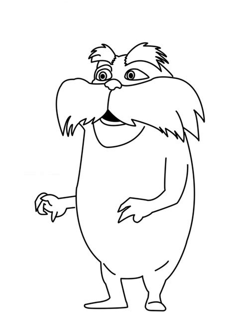 Free Printable Lorax Coloring Pages For Kids