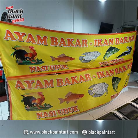 Spanduk Kain Bahan New Banner | Blackpaint Art