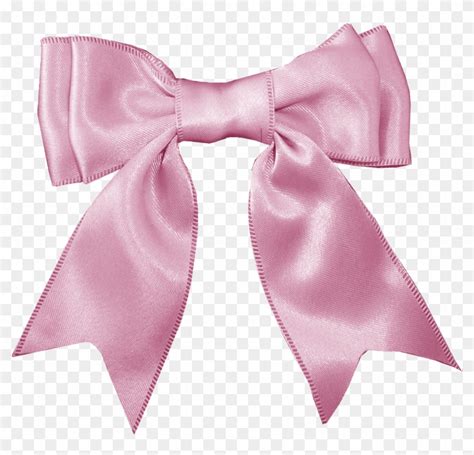 Pink Ribbon Bow Transparent Background